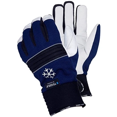 Image de Ejendals Tegera 297 Gant en cuir Taille 11 Noir/Bleu/Blanc