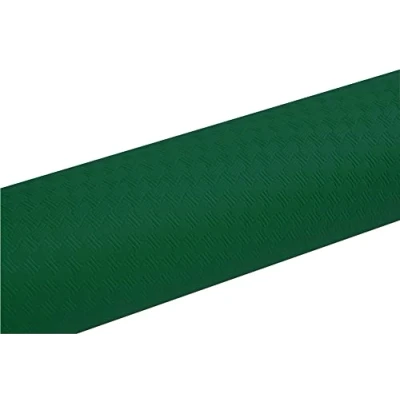 Image de Pro Nappe Réf 800618I Carton de 16 nappes jetables en papier gaufré Gaufrage unique Rouleau longueur 6 m x largeur 1,20 Couleur vert sapin Fabriqué France