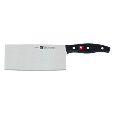 Image de ZWILLING Couteau de chef chinois Twin Pollux, 7 pouces, 18,5 cm lame, Noir