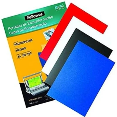 Image de Fellowes 54773 Couvertures en polypropylène pour reliure, A4, transparentes (l&#039;emballage peut varier)