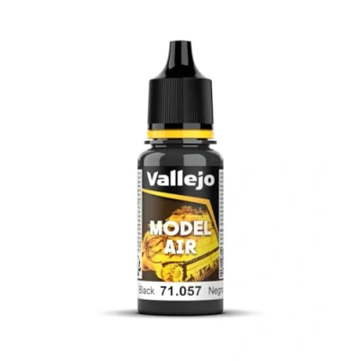 Image de Vallejo Model Air Flacon de peinture acrylique 17 ml Noir