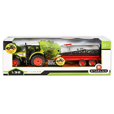 Image de STARLUX Coffret de Jouet Tracteur Claas Celtis 446 avec Son épandeur Existe en 4 Versions différentes Enfant 3 Ans et Plus 802038