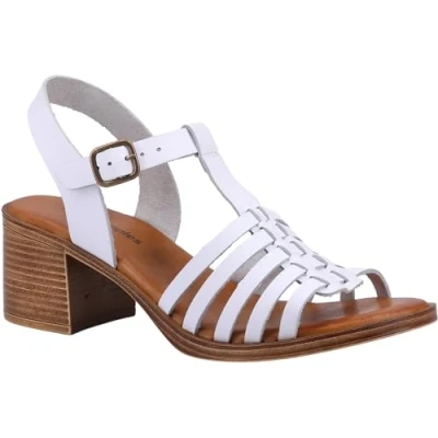 Image de Hush Puppies Femme Greta Sandale à Talon, Blanc, 39 EU