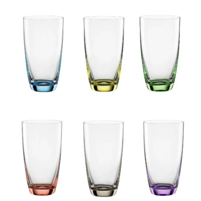 Image de Bohemia Cristal 093 006 051 Lot de 6 verres Viva Colori 350ml (Plusieurs coloris)