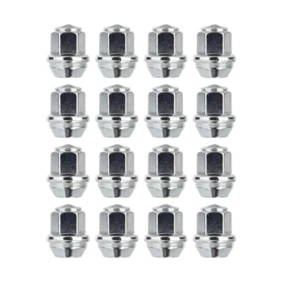 Image de RYBO Lot de 16 écrous roue en alliage M12 x 1,5, conique, hexagonal 19 mm, compatibles avec les jantes Ford et plus encore