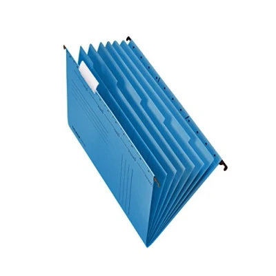 Image de Falken porte projet et documents UniReg. Fabriqué en Allemagne. carton recyclé pour format A4 ouvert sur le côté bleu Blauer Engel Dossier personnel rangement des feuilles vrac
