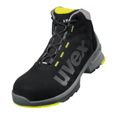 Image de Uvex Bottes de Travail 1 sécurité S2 SRC ESD Semelle antidérapante et Embout Noir Chaux Taille EU
