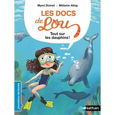 Image de les docs de Lou : tout sur dauphins Lecture CP niveau 1 Dès 6 ans Livre d’occasion Bon