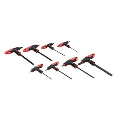 Image de Amazon Basics Lot de clés Allen à manche en T, 8 pièces 2 10 mm