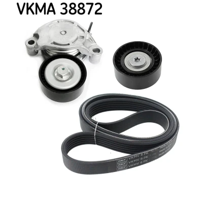 Image de SKF VKMA 38872 Jeu de courroies trapézoïdales à nervures BMW: X1, 2 Active Tourer, Gran MINI: 3/5 portes, Cabriolet