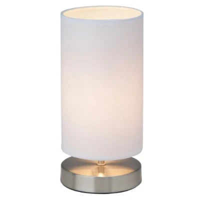 Image de BRILLIANT lamp Lampe de table Clarie fer/blanc 1x D45, E14, 40W, adapté aux lampes à suspension (non inclus) Échelle A ++ E Avec interrupteur cordon