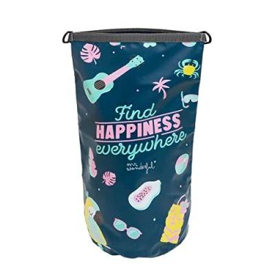 Image de Mr. Wonderful Sac étanche Find Happiness Everywhere, Mixte, Multicolore, estandar