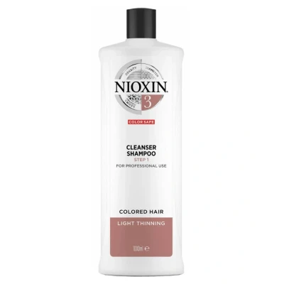 Image de Nioxin Nettoyant System 3 pour Cheveux Fins Chimiquement Améliorés Unisexe 33.8 oz 999.6 ml