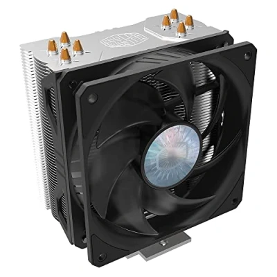 Image de Cooler Master Hyper 212 EVO V2 avec Bracket LGA1700 Refroidisseur pour Processeur Dissipateur Thermique Décalé, 4 Heatpipes à Contact Direct, Ailettes X Vent, Ventilateur SickleFlow 120mm