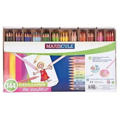 Image de Majuscule classpack De 144 Crayons Couleur [Jouet]