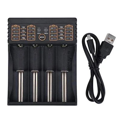 Image de Chargeur de Batterie Intelligent Universel 4 Baies pour Batteries Rechargeables Lii 100 202 402 NiMH 1,2 V 3,2 3,7 3,85 A/AAA 18490 18350 17670 17500 16340