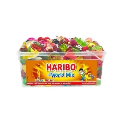 Image de HARIBO Worldmix Assortiment de Bonbons Boîte 900 g 1 Unité