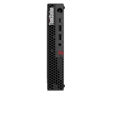 Image de Lenovo ThinkStation P3 30H0 Mini 1 x Core i7 13700T / 1.4 GHz vPro Enterprise RAM 16 Go SSD 512 TCG Opal Encryption, NVMe, Performance T400 GigE Win 11 Pro Moniteur : aucun