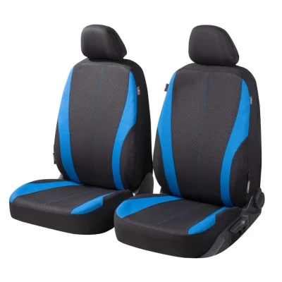 Image de WALSER Dundee ZIPP IT 11855 Couverture de siège bleu/noir Polyester avant