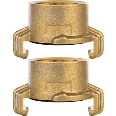 Image de Poppstar 2x Raccord Rapide en Laiton 1 pouce filetage Femelle (raccord système Geka 1&quot;)