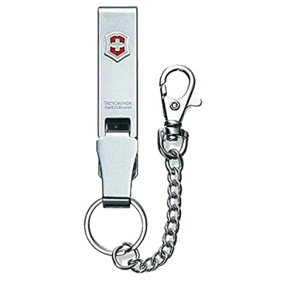 Image de Victorinox, Passe ceinture &quot;Multiclip&quot; avec chaînette, Couteau de Poche Suisse, accessoires, Multifonction, Étui, argent