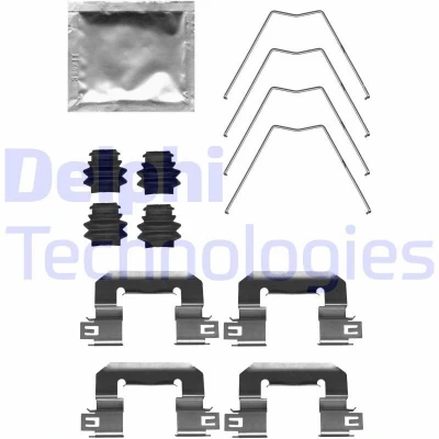 Image de Jeu d&#039;accessoires, garniture de frein à disque DELPHI LX0711