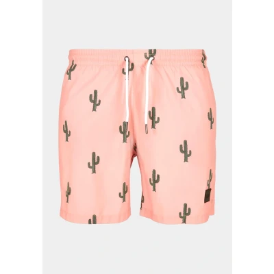 Image de Urban Classics Pattern Short de bain, Homme, Taille: Large, Cactus aop