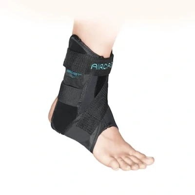 Image de Aircast AirGo Attelle de cheville en différentes tailles pour gauche ou droite 1 pièce Confort maximal et stabilité optimale une récupération rapide un mouvement actif (L, gauche)