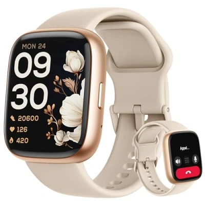 Image de LODIMEKE Montre Connectée, Intégré Alexa, 1,83&quot; Smartwatch Femme Homme avec Appel Bluetooth, IP68 Étanche, 100+ Sports, Fréquence Cardiaque, SpO2, Pression, Sommeil, Fitness Tracker pour Android iOS