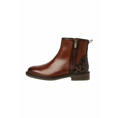 Image de Marco Tozzi Bottines, Femme, Taille: 36, Cognac comb Chaussures
