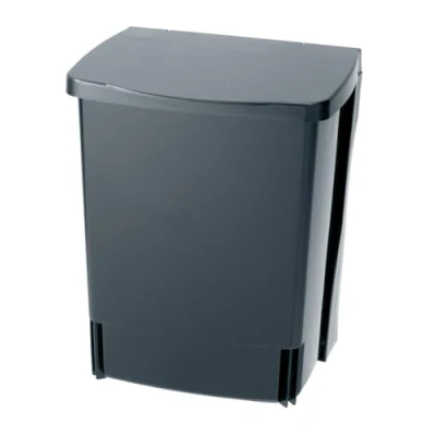 Image de BRABANTIA Poubelle Builtin bin 10L Rectangulaire Noir