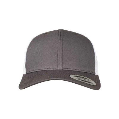 Image de Flexfit Trucker Retro 2 TONE Casquette, Taille: One Size, Darkgrey wht