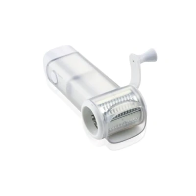 Image de Leifheit Moulin à râper fromage et parmesan, râpe manuelle avec tambour en acier inoxydable, rapeur pâte dure sans effort, mécanisme de poussoir unique, pour droitiers &amp; gauchers