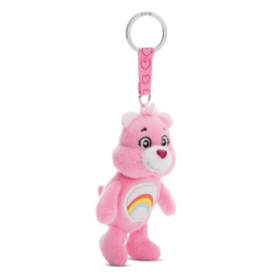Image de NICI Porte Bisounours Toucâlin 10cm Rose Pendentif Animal avec Anneau métallique pour accrocher aux clés, à la Corde, au Sac et Plus Encore, 61370, Hurrabärchi