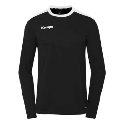 Image de Kempa Mixte Emotion 27 À Manches Longues Sweatshirt, Noir/Blanc, S EU