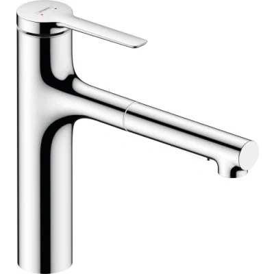 Image de Hansgrohe Zesis M33 Mitigeur d&#039;évier avec douchette extractible, sBox, chrome 74823000