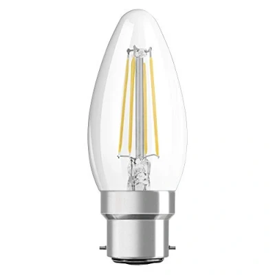 Image de OSRAM Ampoule LED Culot: B22d Blanc chaud 2700 K 4 W équivalent à 40 clair Retrofit CLASSIC B