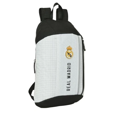 Image de Safta Real Madrid 1ère équipe 24/25 Mini sac à dos pour un usage quotidien, idéal les enfants de différents âges, confortable et polyvalent, qualité résistance, 22 x 10 39 cm, couleur