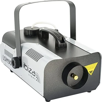 Image de Ibiza LSM900W Machine à fumée de 900W avec télécommande Noir et gris