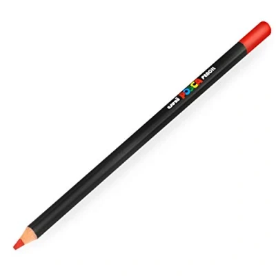 Image de Posca Uni Crayon de couleur professionnel à l&#039;huile et la cire KPE 200 Rouge (15)