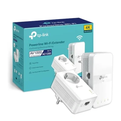 Image de Tp link tl wpa7617 kit powerline adapt reseau 1200 mbit/s ethernet lan wifi blanc TLWPA7617KIT