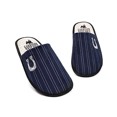 Image de Peaky Blinders Pantoufles Mens Garrison Tailleur Bleu Soft House Chaussures 43 44 EU