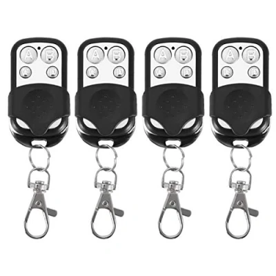 Image de télécommande Porte clés, 4 pièces Universel clonage sans Fil clés pour de Garage Voiture 433 MHz 433mhz Remote Control+telecommande Portail motostar+telecommande