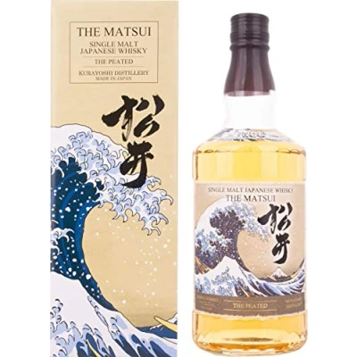 Image de MATSUI Whisky THE Single Malt Japanese PEATED CASK 48% Vol. 0,7l in Giftbox
