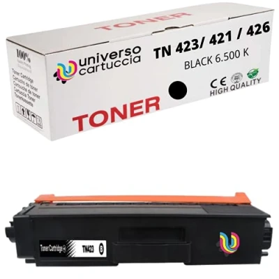 Image de UniversoCartuccia Toner compatible en remplacement de Brother TN 423 TN421 MFC L8690CDW L8900CDW HL L8260CDW L8360CDW DCP L8410CDW (noir)
