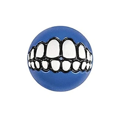 Image de Rogz Grinz Balle pour Chien Grand Format 7,8 cm, Bleu