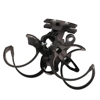 Image de Zéfal Tri Bottle Cage Set Double Porte Bidon de Selle Vélo Bidons Triathlon sur Pulse Z2 et Z2i Noir Taille Unique