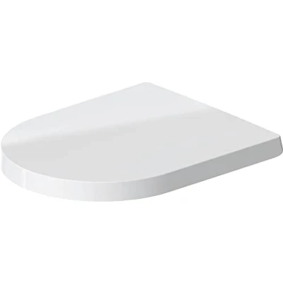 Image de Duravit Abattant WC ME by Starck, avec amortisseur de fermeture, Toilette en Uréa Duroplast, Charnières Acier Inoxydable