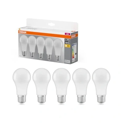 Image de OSRAM Lampe LED Base Classic A100 forme d&#039;ampoule 13W 827, 2700K blanc chaud, E27, mat, 1521 lm, chaleur inférieure