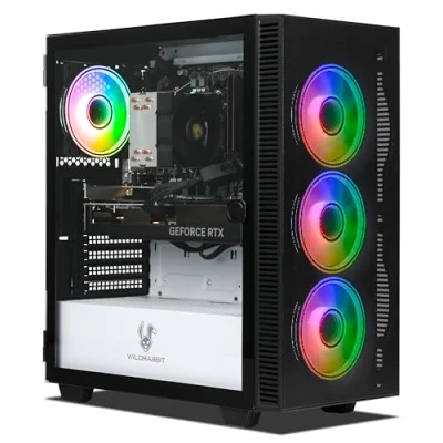 Image de Ankermann Ryzen Gaming V3 AMD 7 8700F Nvidia GeForce RTX 4070 12Go 32Go DDR5 RAM 1To NVMe SSD Windows 11 WiFi Libre Office